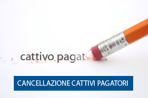 Cancellazione dati cattivi pagatori